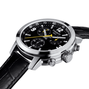  Shop Authentic Tissot PRC 200 Chronograph Black Dial Black Leather Strap Watch For Men - T055.417.16.057.00 - Luxxuri