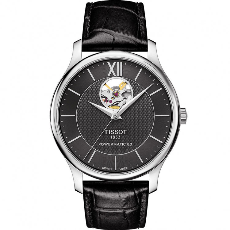  Shop Authentic Tissot Tradition Powermatic 80 Open Heart Automatic Watch For Men - T063.907.16.058.00 - Luxxuri