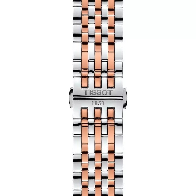  Shop Authentic Tissot Tradition Powermatic 80 Open Heart Silver Dial Two Tone Steel Strap Watch For Men - T063.907.22.038.01 - Luxxuri