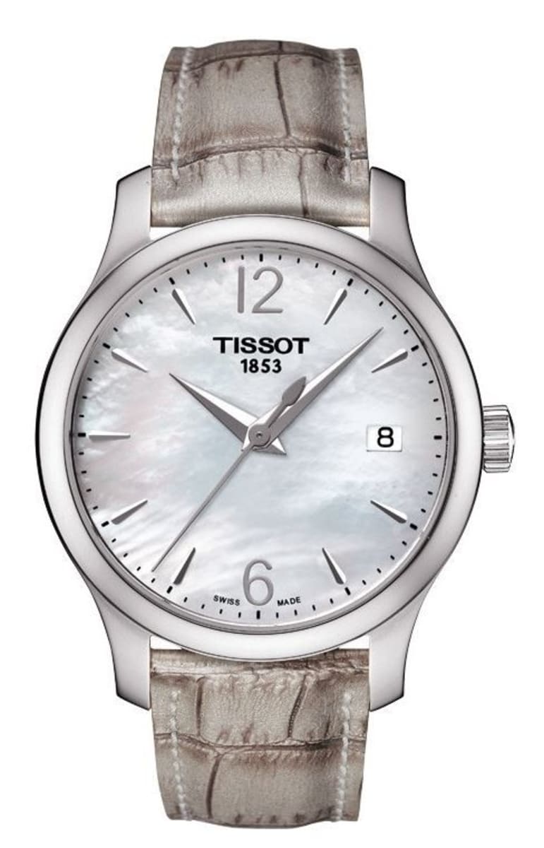 Shop Authentic Tissot T Classic Tradition Lady Quartz Watch For Women - T063.210.17.117.00 - Luxxuri