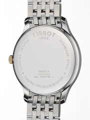  Shop Authentic Tissot T Classic Tradition White Dial Two Tone Mesh Bracelet Watch For Men - T063.610.22.037.01 - Luxxuri