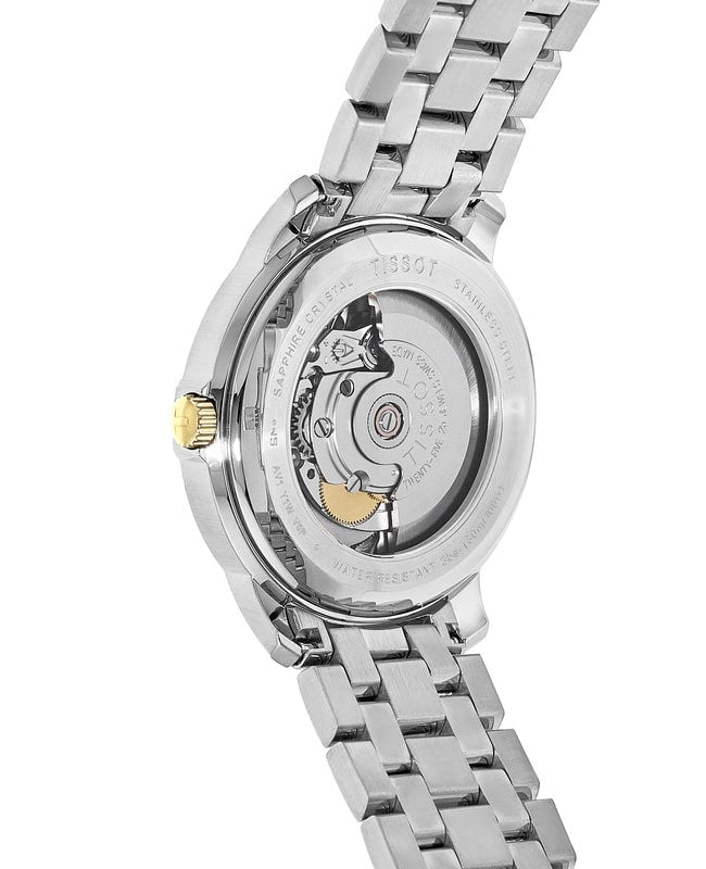  Shop Authentic Tissot Automatics III Day Date Black Dial Two Tone Steel Strap Watch For Men - T065.430.22.051.00 - Luxxuri