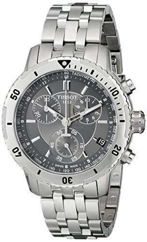  Shop Authentic Tissot PRS 200 Grey Dial Chronograph Grey Dial Silver Steel Strap Watch For Men - T067.417.11.051.00 - Luxxuri