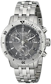  Shop Authentic Tissot PRS 200 Grey Dial Chronograph Grey Dial Silver Steel Strap Watch For Men - T067.417.11.051.00 - Luxxuri