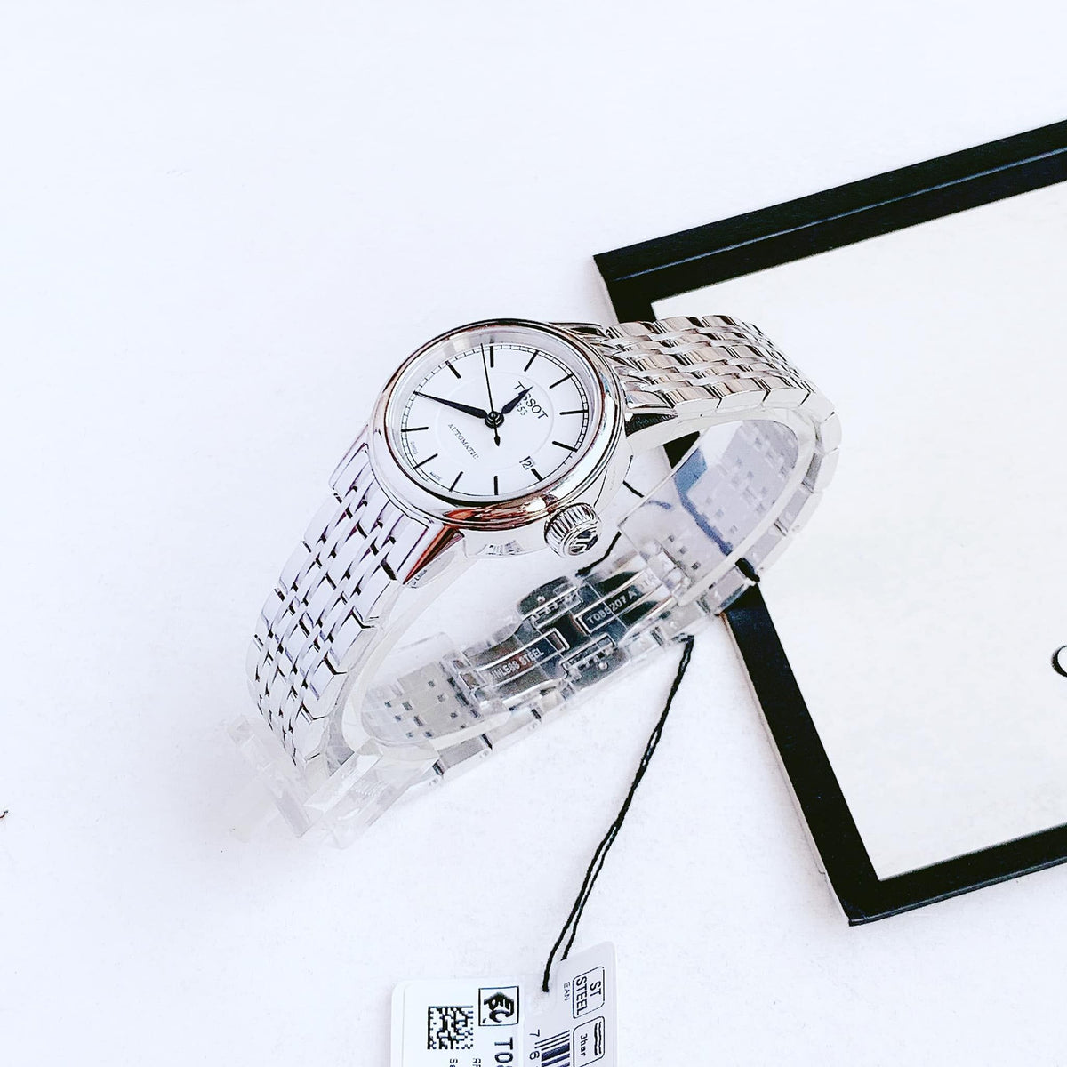  Shop Authentic Tissot T Classic Carson Automatic White Dial Silver Steel Strap Watch For Women - T085.207.11.011.00 - Luxxuri