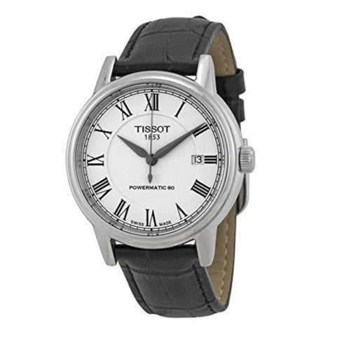  Shop Authentic Tissot Carson Powermatic 80 White Dial Black Leather Strap Watch For Men - T085.407.16.013.00 - Luxxuri