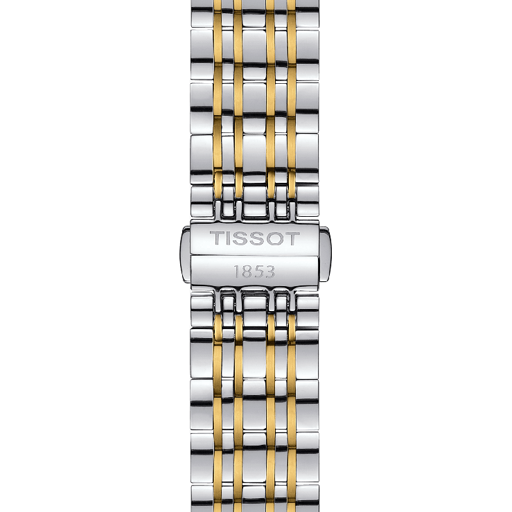  Shop Authentic Tissot T Classic Carson Quartz White Dial Two Tone Steel Strap Watch for Men - T085.410.22.013.00 - Luxxuri