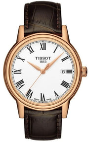  Shop Authentic Tissot T Classic Carson White Dial Brown Leather Strap Watch For Men - T085.410.36.013.00 - Luxxuri