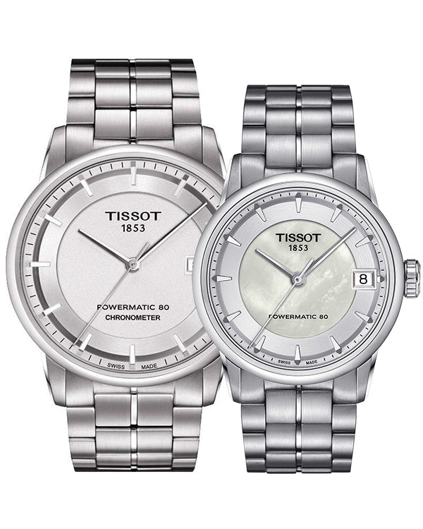  Shop Authentic Tissot Luxury Powermatic 80 Silver Dial Silver Steel Strap Watch For Men - T086.408.11.031.00 - Luxxuri