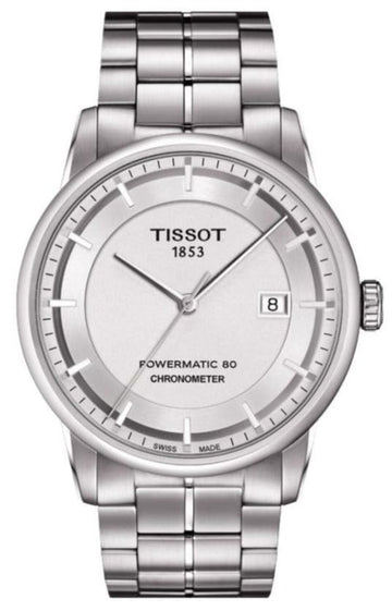  Shop Authentic Tissot Luxury Powermatic 80 Silver Dial Silver Steel Strap Watch For Men - T086.408.11.031.00 - Luxxuri