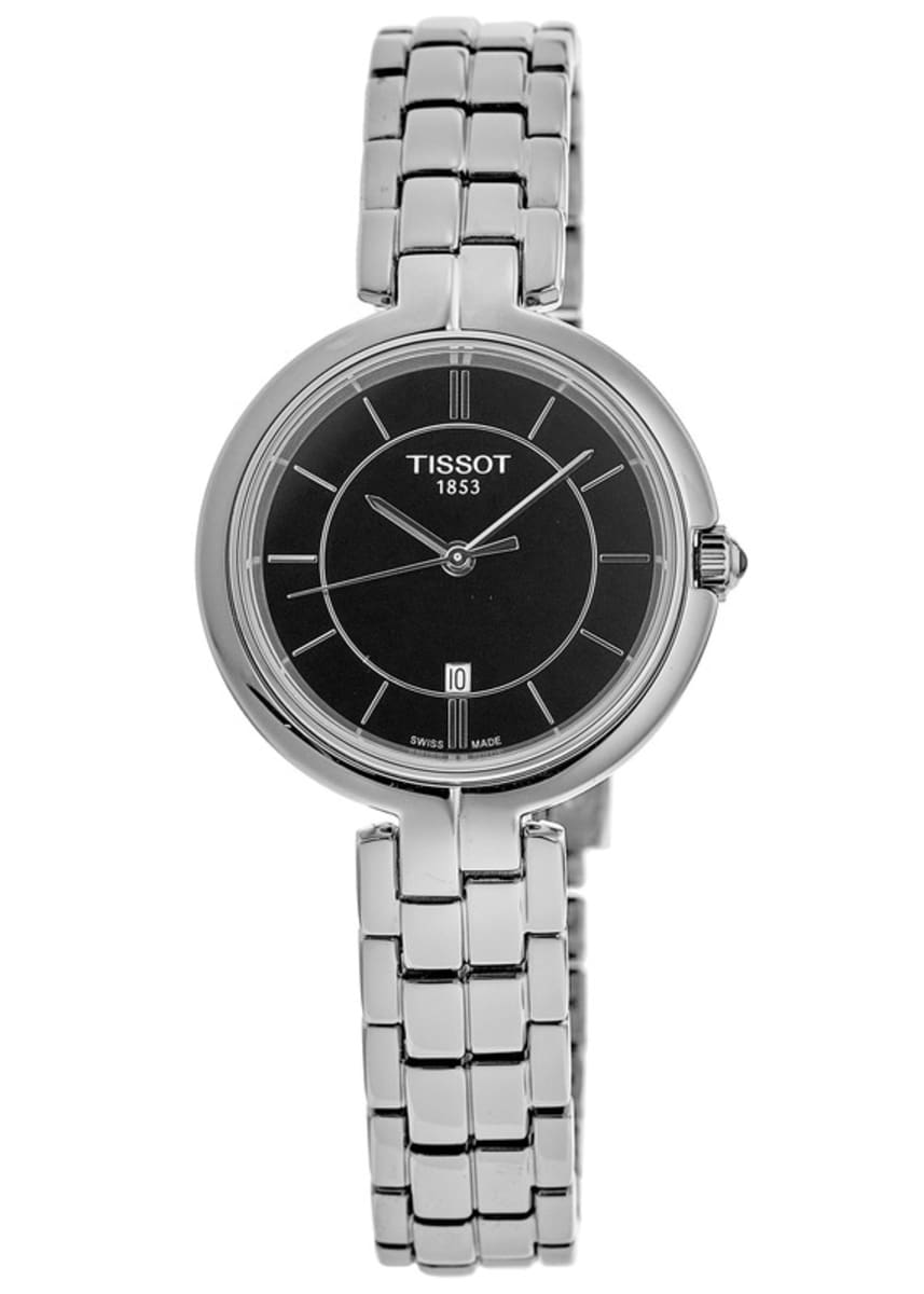  Shop Authentic Tissot T Trend Flamingo Black Dial Silver Steel Strap Watch For Women - T094.210.11.051.00 - Luxxuri