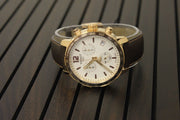  Shop Authentic Tissot Quickster Chronograph White Dial Brown Leather Strap Watch For Men - T095.417.36.037.02 - Luxxuri