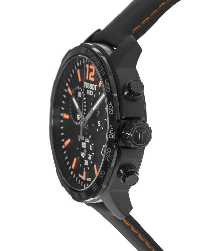  Shop Authentic Tissot Quickster Chronograph Black Dial Watch For Men - T095.417.36.057.00 - Luxxuri
