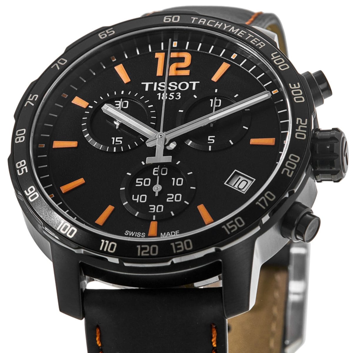  Shop Authentic Tissot Quickster Chronograph Black Dial Watch For Men - T095.417.36.057.00 - Luxxuri