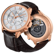  Shop Authentic Tissot Des Tourelles Chronograph Silver Dial Brown Leather Strap Watch For Men - T099.427.36.038.00 - Luxxuri