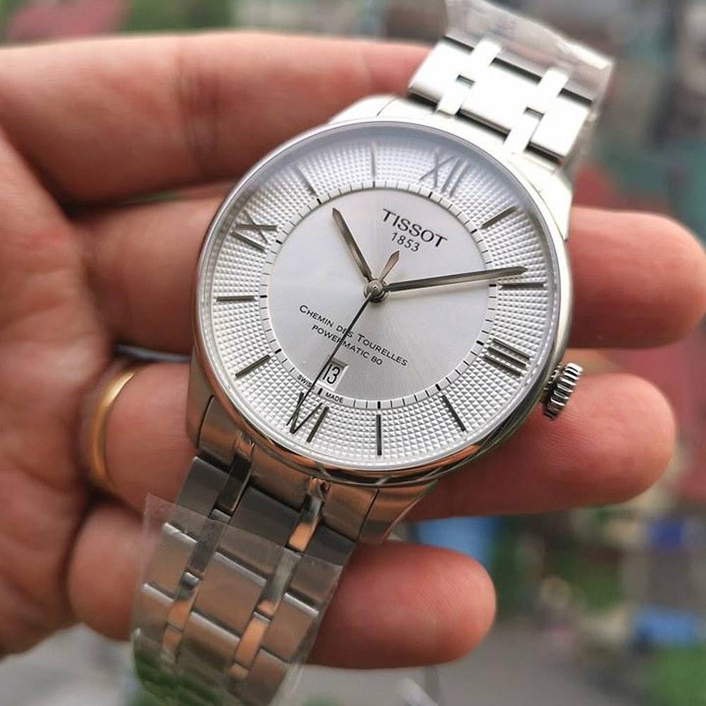  Shop Authentic Tissot Chemin Des Tourelles Powermatic 80 Silver Dial Silver Steel Strap Watch For Men - T099.407.11.038.00 - Luxxuri