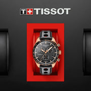  Shop Authentic Tissot PRS 516 Chronograph Black Dial Black Leather Strap Watch For Men - T100.417.36.051.00 - Luxxuri
