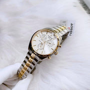  Shop Authentic Tissot T Sport PR 100 Chronograph White Dial Two Tone Steel Strap Watch For Men - T101.417.22.031.00 - Luxxuri