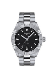  Shop Authentic Tissot PR 100 Sport Quartz Black Dial Silver Steel Strap Watch For Men - T101.610.11.051.00 - Luxxuri