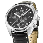  Shop Authentic Tissot PR 100 Chronograph Black Dial Black Leather Strap Watch For Men - T101.417.16.051.00 - Luxxuri
