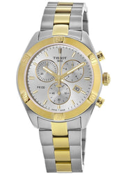  Shop Authentic Tissot PR 100 Sport Chic Chronograph Silver Dial Two Tone Steel Strap Watch For Women - T101.917.22.031.00 - Luxxuri