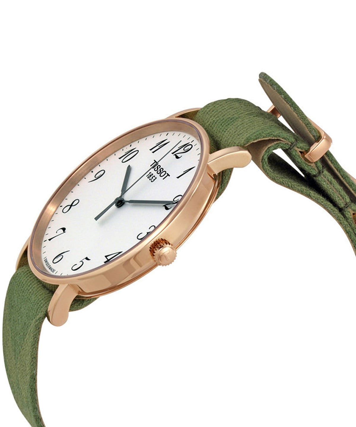  Shop Authentic Tissot T Classic Everytime White Dial Green Nylon Strap Watch for Men - T109.610.38.032.00 - Luxxuri