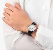  Shop Authentic Tissot Everytime Small White Dial Black Leather Strap Watch For Women - T109.210.16.032.00 - Luxxuri