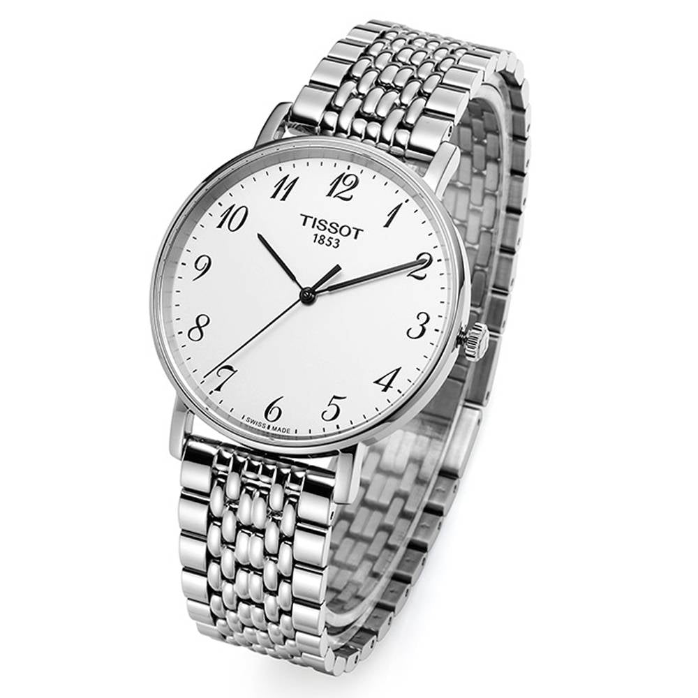  Shop Authentic Tissot Everytime Desire Medium Silver Dial Silver Mesh Bracelet Watch For Men - T109.410.11.032.00 - Luxxuri