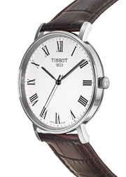  Shop Authentic Tissot T Classic Everytime White Dial Brown Leather Strap Watch For Men - T109.410.16.033.00 - Luxxuri
