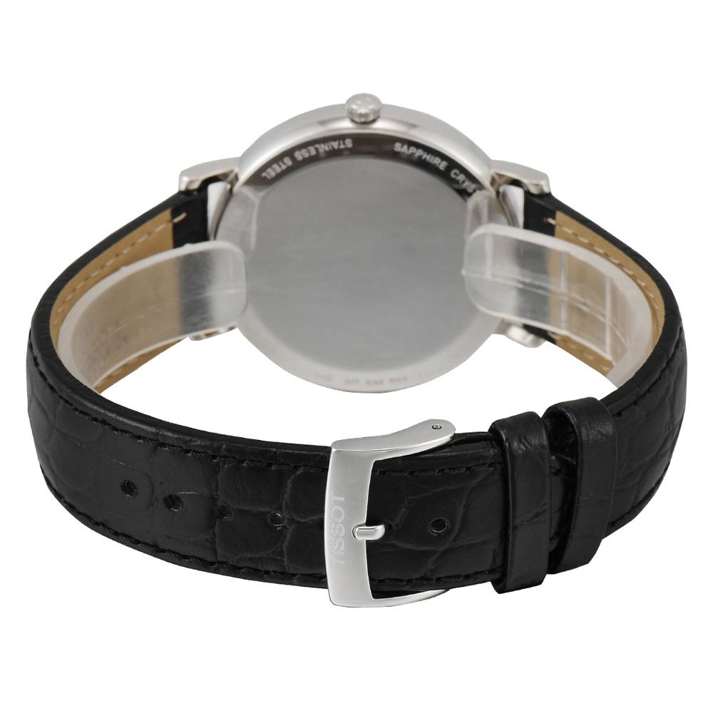  Shop Authentic Tissot Everytime Medium Black Dial Black Leather Strap Watch For Men - T109.410.16.053.00 - Luxxuri