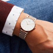  Shop Authentic Tissot Everytime Medium White Dial Rose Gold Mesh Bracelet Watch For Men - T109.410.33.031.00 - Luxxuri