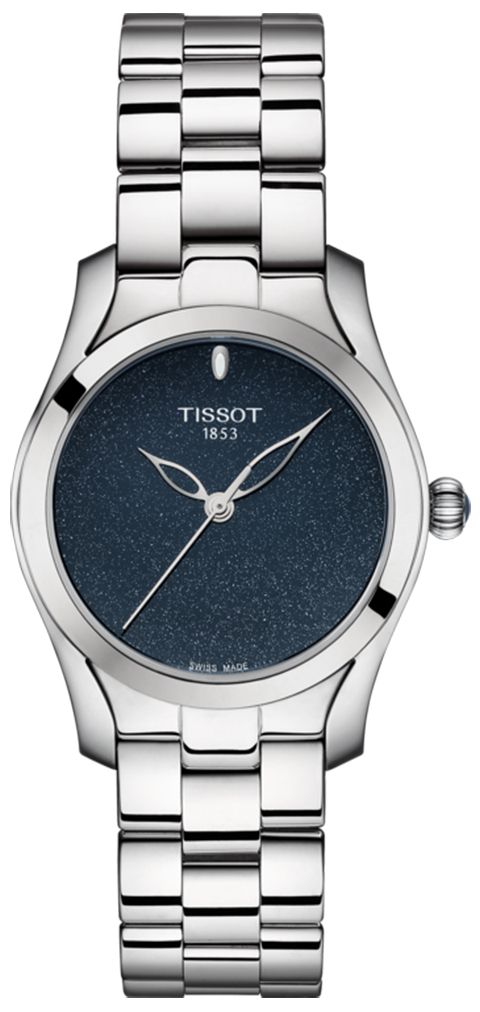  Shop Authentic Tissot T Wave Donna Blue Dial Silver Steel Strap Watch For Women - T112.210.11.041.00 - Luxxuri