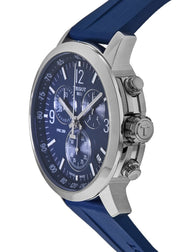  Shop Authentic Tissot T Sport PRC 200 Chronograph Blue Rubber Strap Watch For Men - T114.417.17.047.00 - Luxxuri