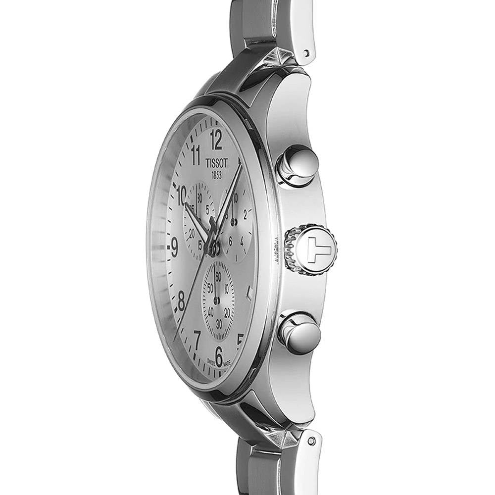  Shop Authentic Tissot Chrono XL Classic Silver Dial Silver Steel Strap Watch For Men - T116.617.11.037.00 - Luxxuri