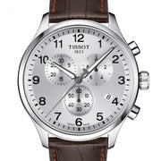  Shop Authentic Tissot Chrono XL Silver Dial Brown Leather Strap Watch For Men - T116.617.16.037.00 - Luxxuri