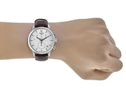  Shop Authentic Tissot Chrono XL Silver Dial Brown Leather Strap Watch For Men - T116.617.16.037.00 - Luxxuri