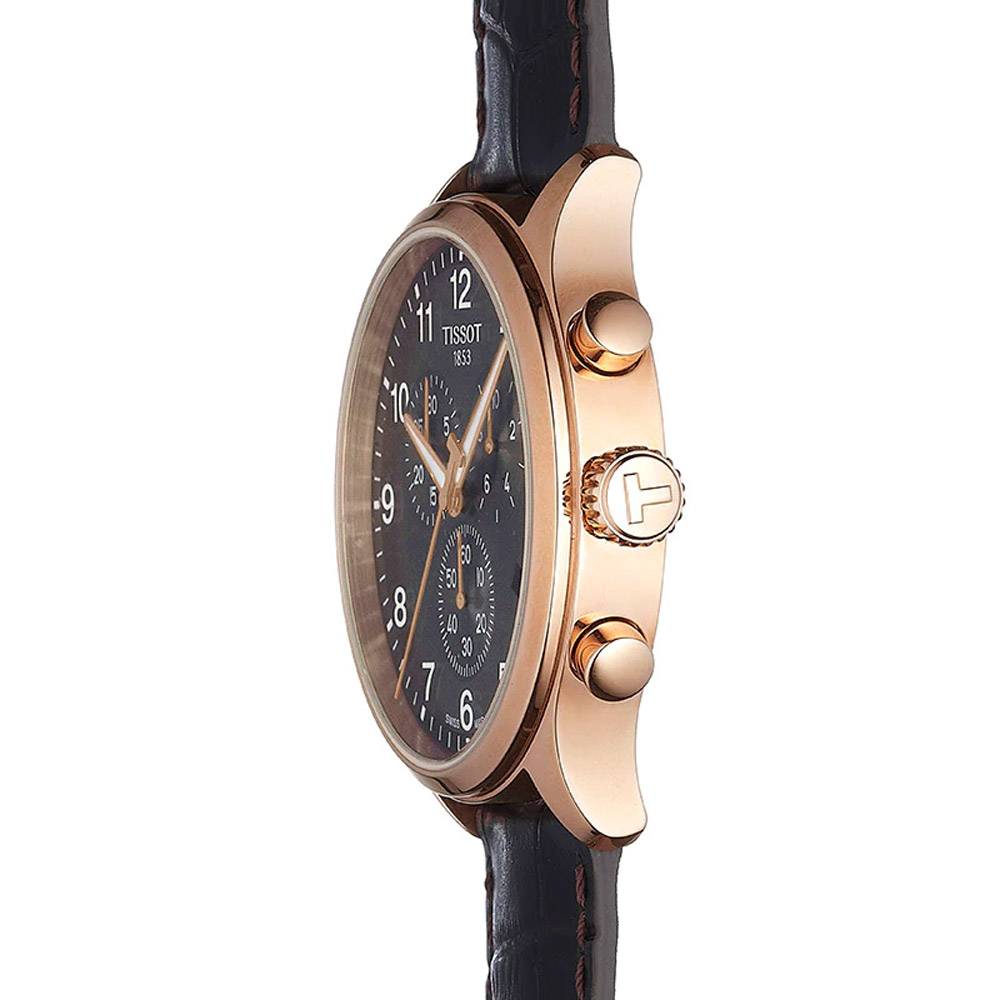  Shop Authentic Tissot T Sport Chrono XL Classic Brown Dial Brown Leather Strap Watch For Men - T116.617.36.057.01 - Luxxuri