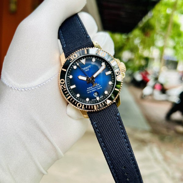  Shop Authentic Tissot Seastar 1000 Powermatic 80 Blue Dial Blue Nylon Strap Watch for Men - T120.407.37.041.00 - Luxxuri