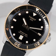  Shop Authentic Tissot Seastar 1000 Black Dial Black Rubber Strap Watch For Men - T120.410.27.051.00 - Luxxuri