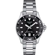  Shop Authentic Tissot Seastar 1000 Lady Black Dial Silver Steel Strap Watch for Women - T120.210.11.051.00 - Luxxuri