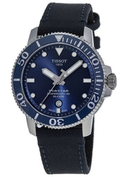  Shop Authentic Tissot Seastar 1000 Powermatic 80 Silicium Blue Dial Blue Nylon Strap Watch For Men - T120.407.17.041.01 - Luxxuri