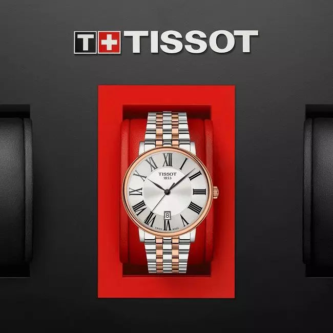  Shop Authentic Tissot T Classic Carson Premium Silver Dial Two Tone Steel Strap Watch For Men - T122.410.22.033.00 - Luxxuri