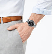  Shop Authentic Tissot Carson Premium Black Dial Silver Steel Strap Watch For Men - T122.410.11.053.00 - Luxxuri