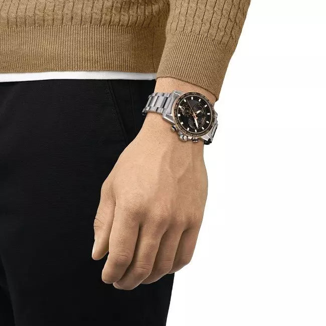  Shop Authentic Tissot Supersport Chrono Black Dial Silver Steel Strap Watch For Men - T125.617.21.051.00 - Luxxuri