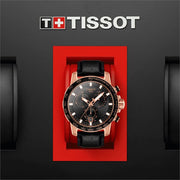  Shop Authentic Tissot Supersport Chrono Black Dial Black Leather Strap Watch for Men - T125.617.36.051.00 - Luxxuri