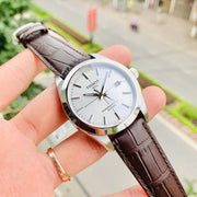  Shop Authentic Tissot Gentleman Powermatic 80 Silicium Silver Dial Brown Leather Strap Watch For Men - T127.407.16.031.01 - Luxxuri