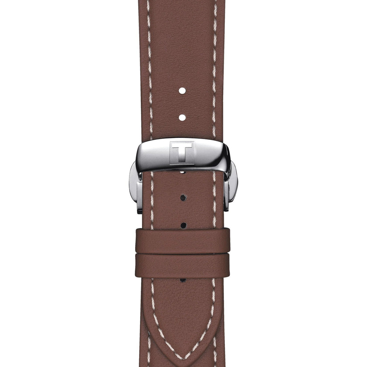  Shop Authentic Tissot Gentleman Silver Dial Brown Leather Strap Watch For Men - T127.410.16.031.00 - Luxxuri