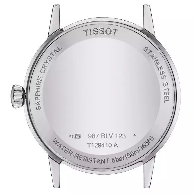 Shop Authentic Tissot T Classic Dream White Dial Silver Steel Strap Watch For Men - T129.410.11.013.00 - Luxxuri