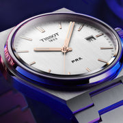  Shop Authentic Tissot PRX Quartz Silver Dial Silver Steel Strap Watch for Men - T137.410.11.031.00 - Luxxuri