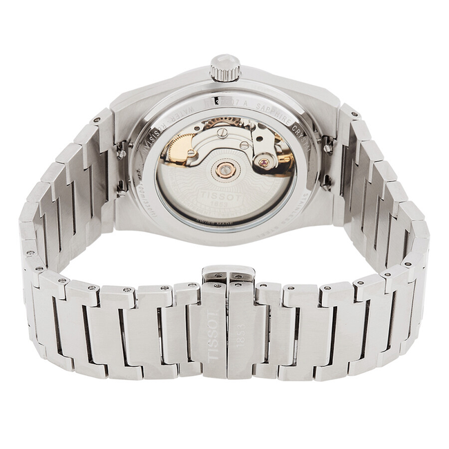  Shop Authentic Tissot PRX Powermatic 80 Light Green Dial Silver Steel Strap Watch for Men - T137.207.11.091.01 - Luxxuri